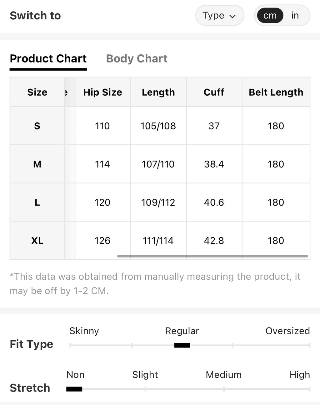 Summer-Cream-Botanical-Shirt-Dress-sizing-chart2