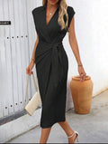 The-Classic-Wrap-Midi-Dress-Black-side