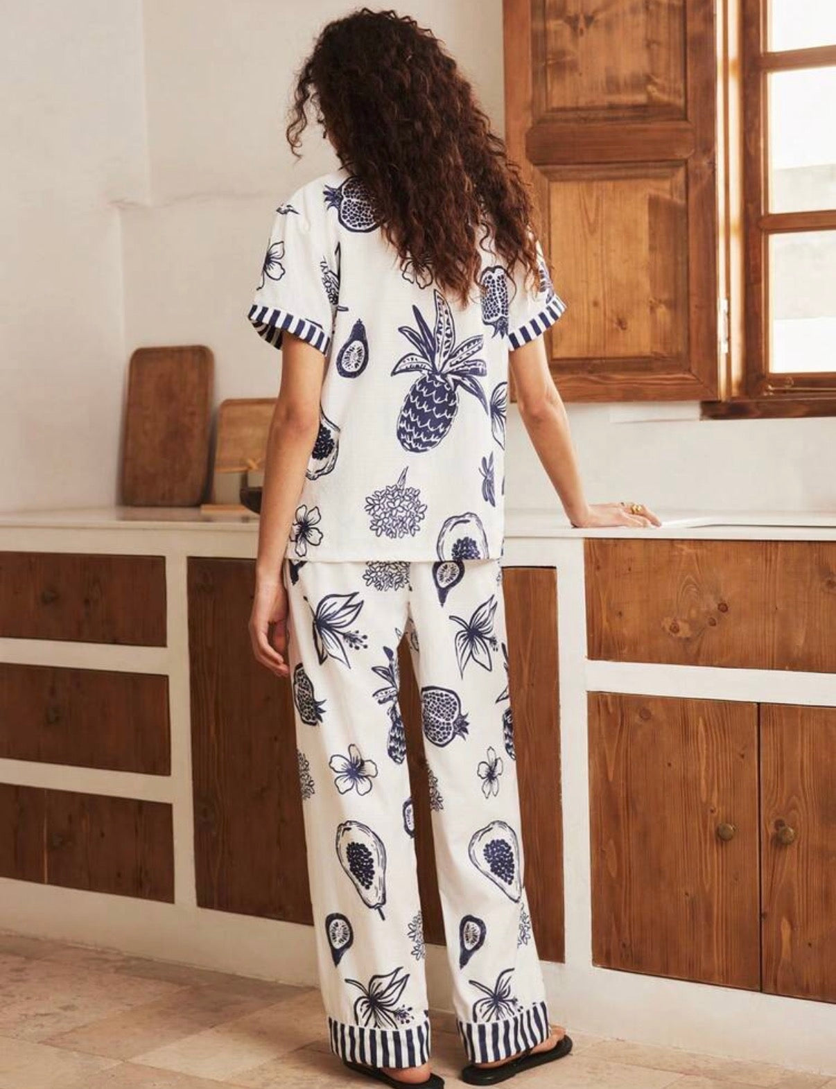 Tropical-Cream-Blue-Midnight-PJ-Set-back