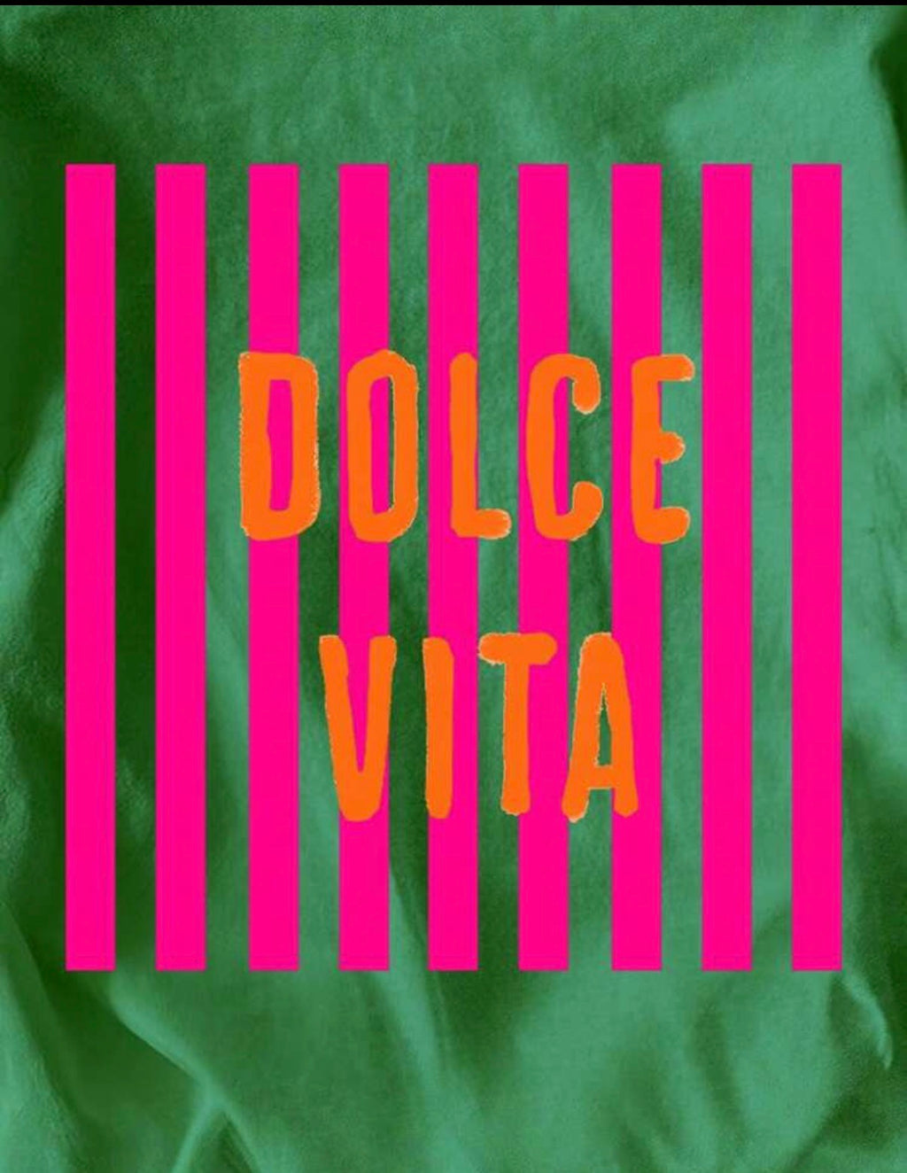 Vibrant-Green-Pink-Orange-Dolce-Vita-Graphic-T-back-detail