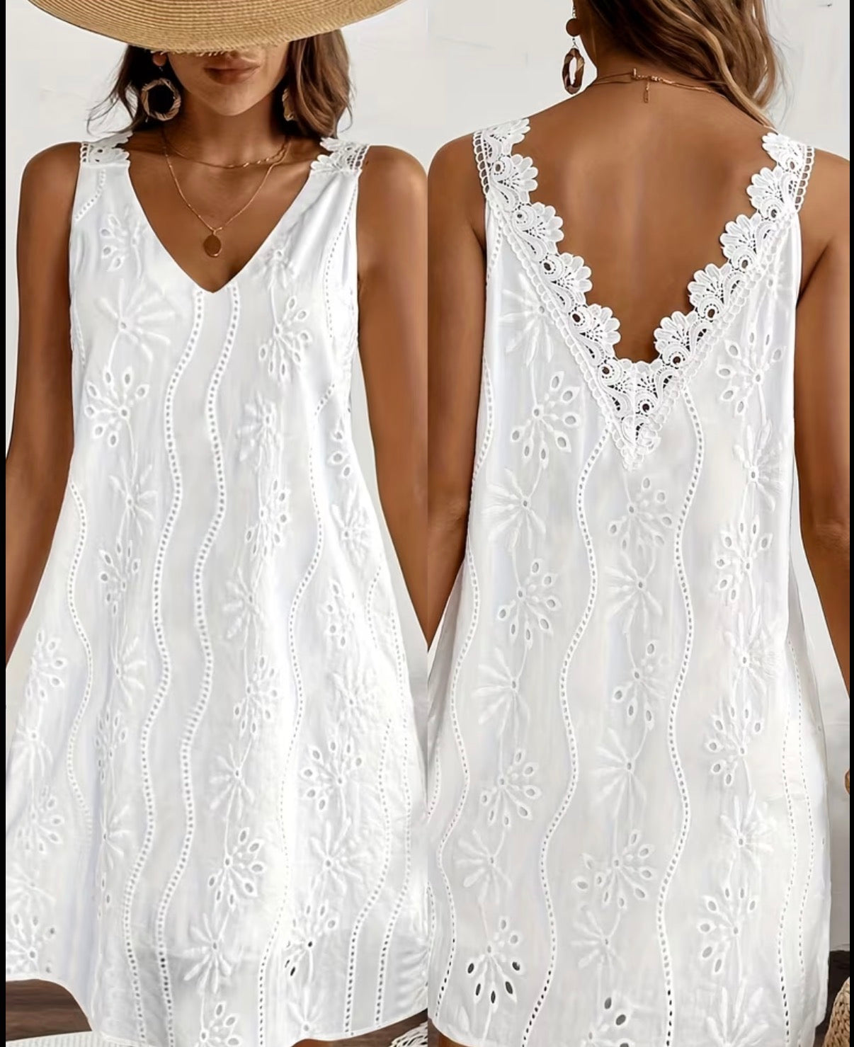 White-Anglaise-Lace-Back-Summer-Dress-front