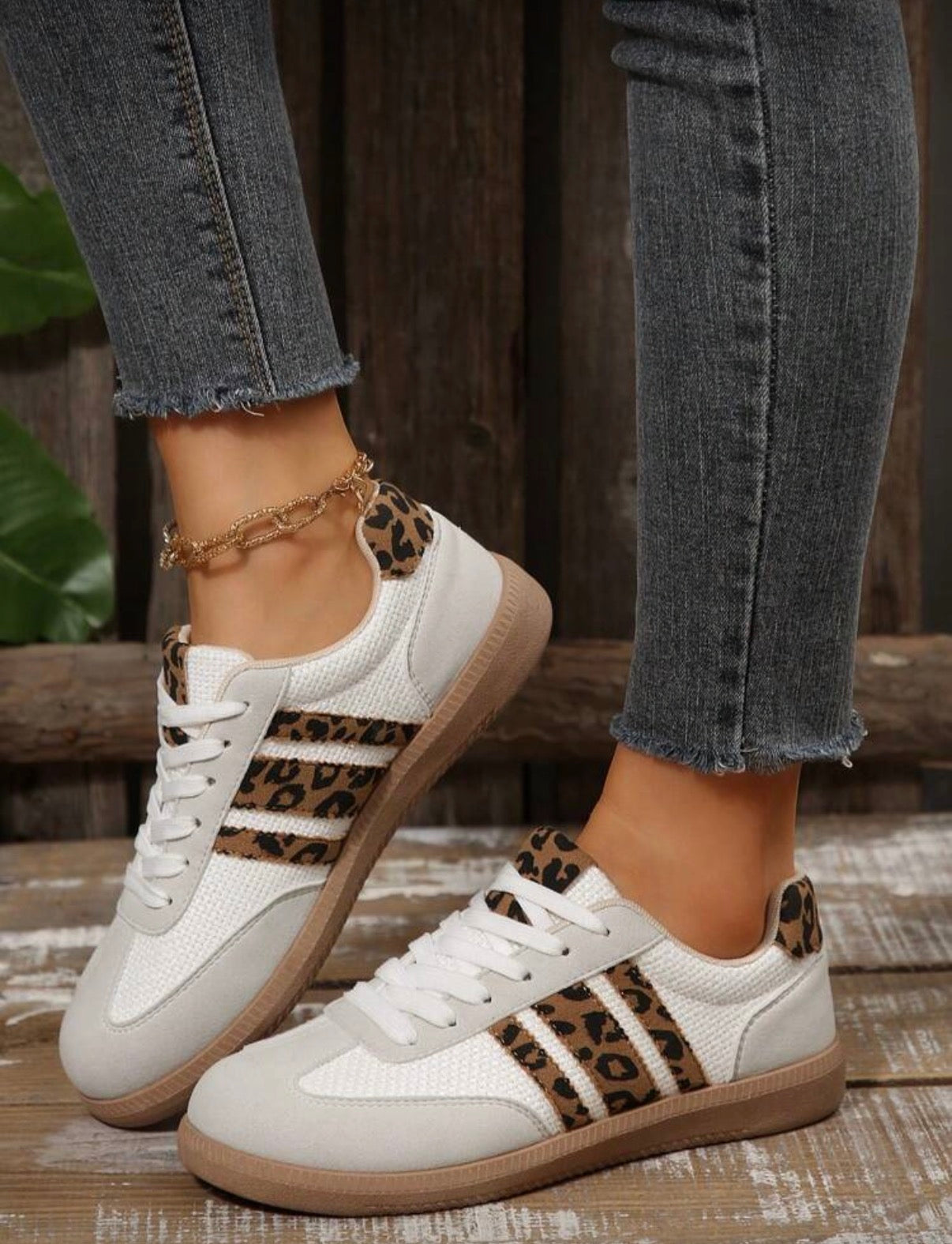 White-Leopard -Sneakers-side