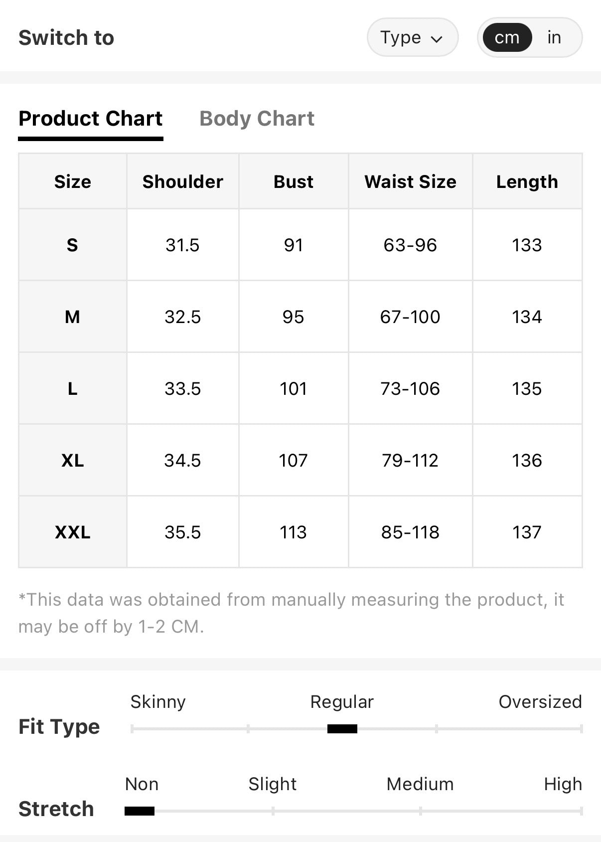 Wild-Side-Neutral-Brown-Black-Leopard-Side-Slit-Maxi-Dress-sizing-chart