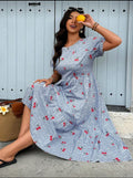 Cherry-print-trapeze-midi-dress-lifestyle