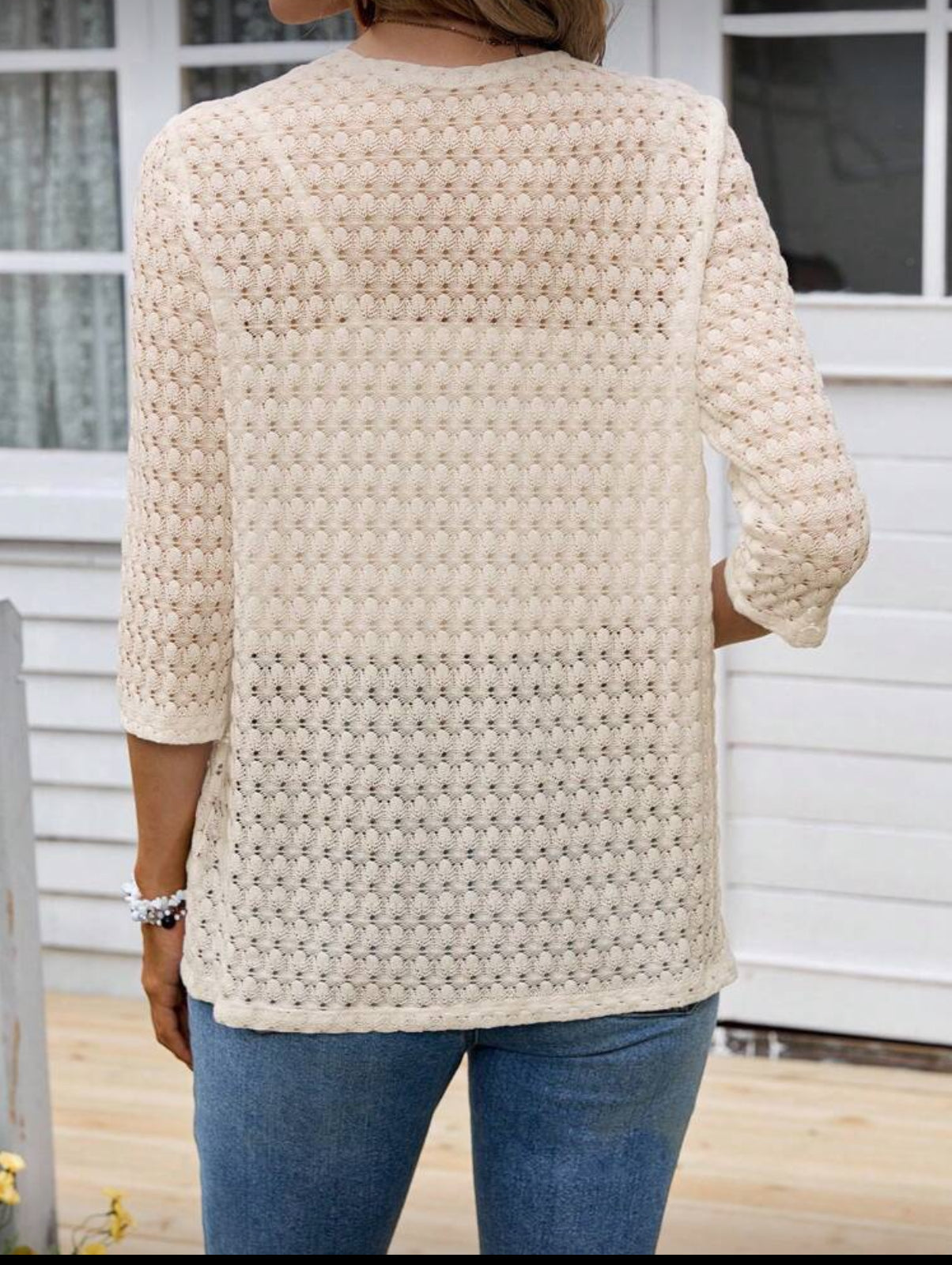 Soft-apricot-Knit-3_4-sleeve-Cardigan-back