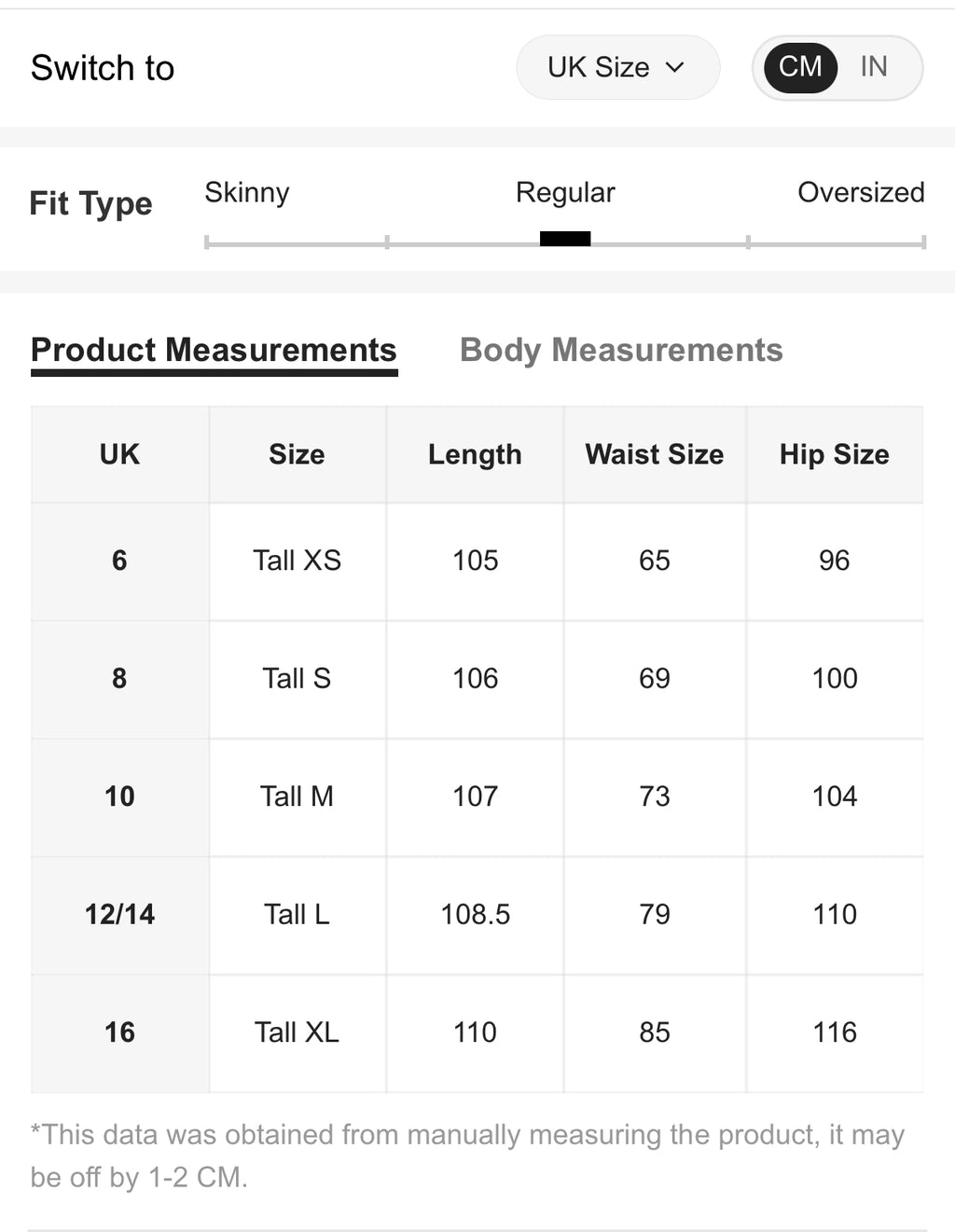 TALL-RANGE-High-Waisted-Plicated-Pants-sizing-chart