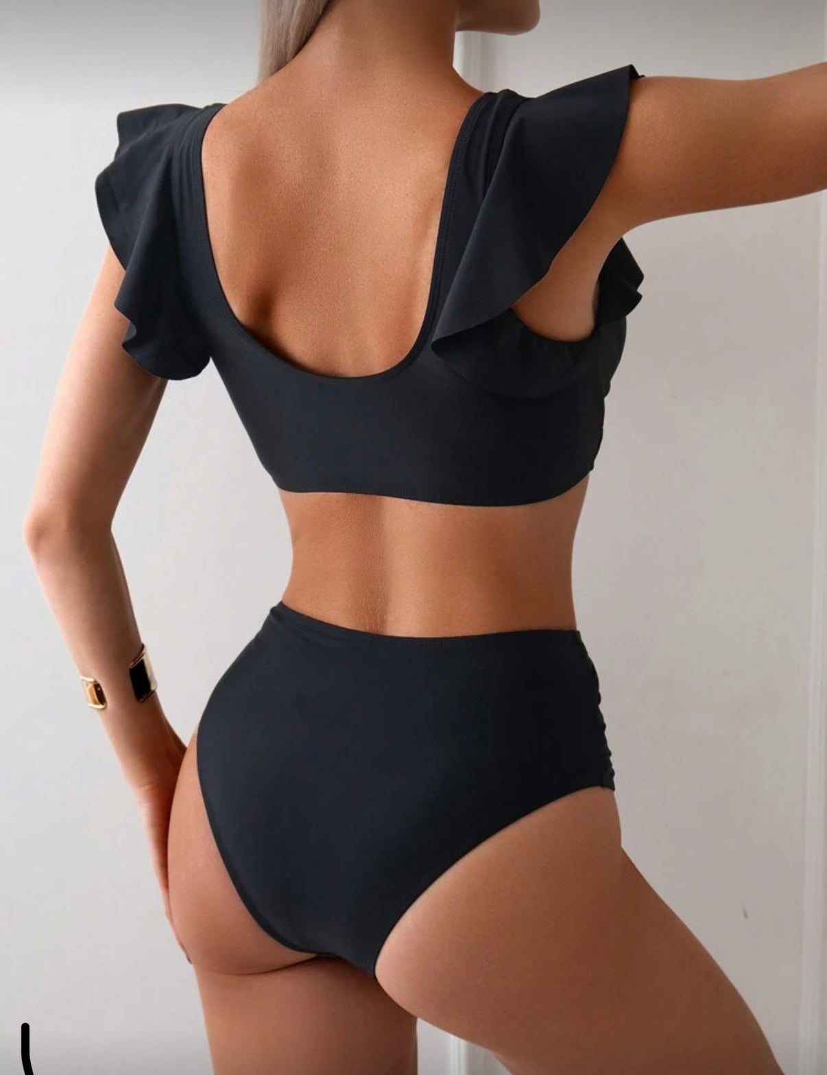 Black-Ruffle-Bikini-Set-back