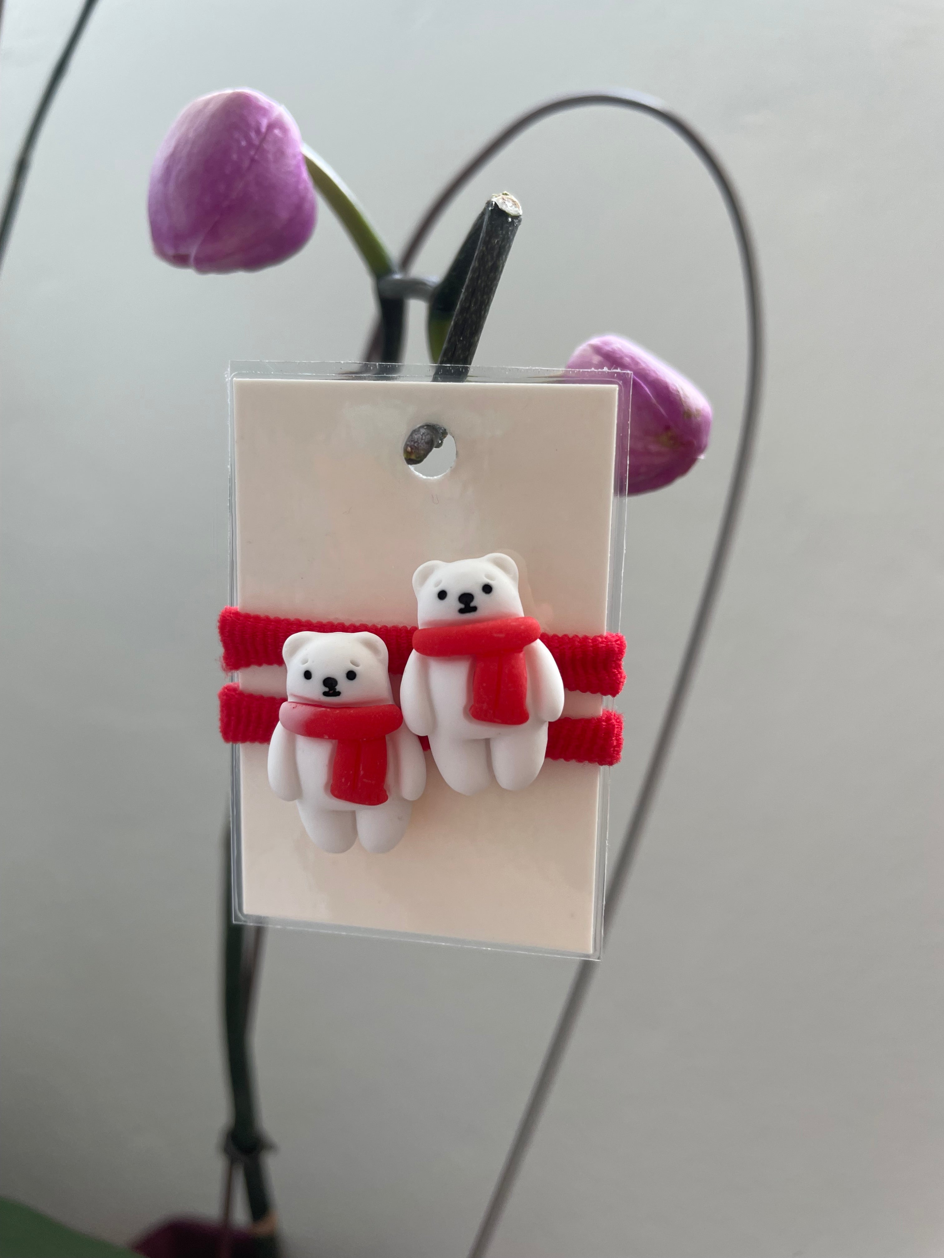 Christmas-Hair-Elastic-Set-polar-bear