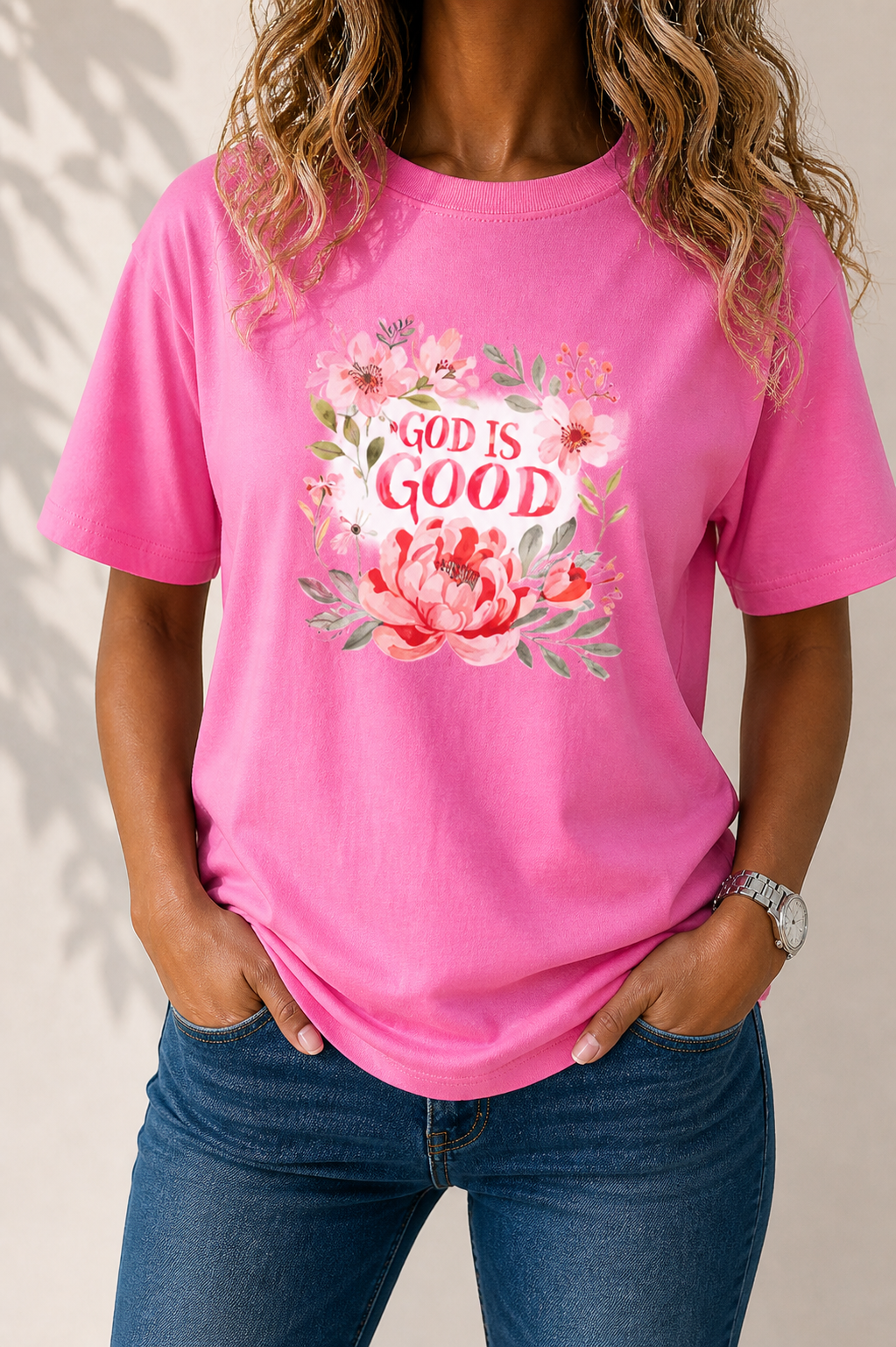 Faith-in-fashion-pink-Floral-Graphic-t-shirt-front