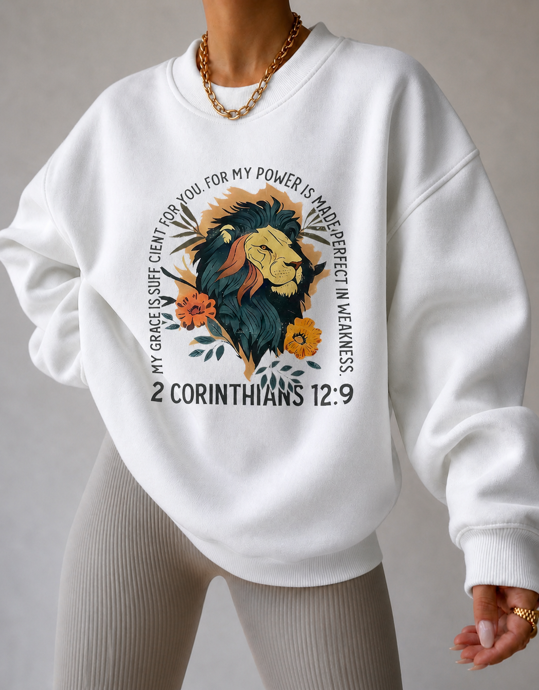 Lion-print-Pullover-front