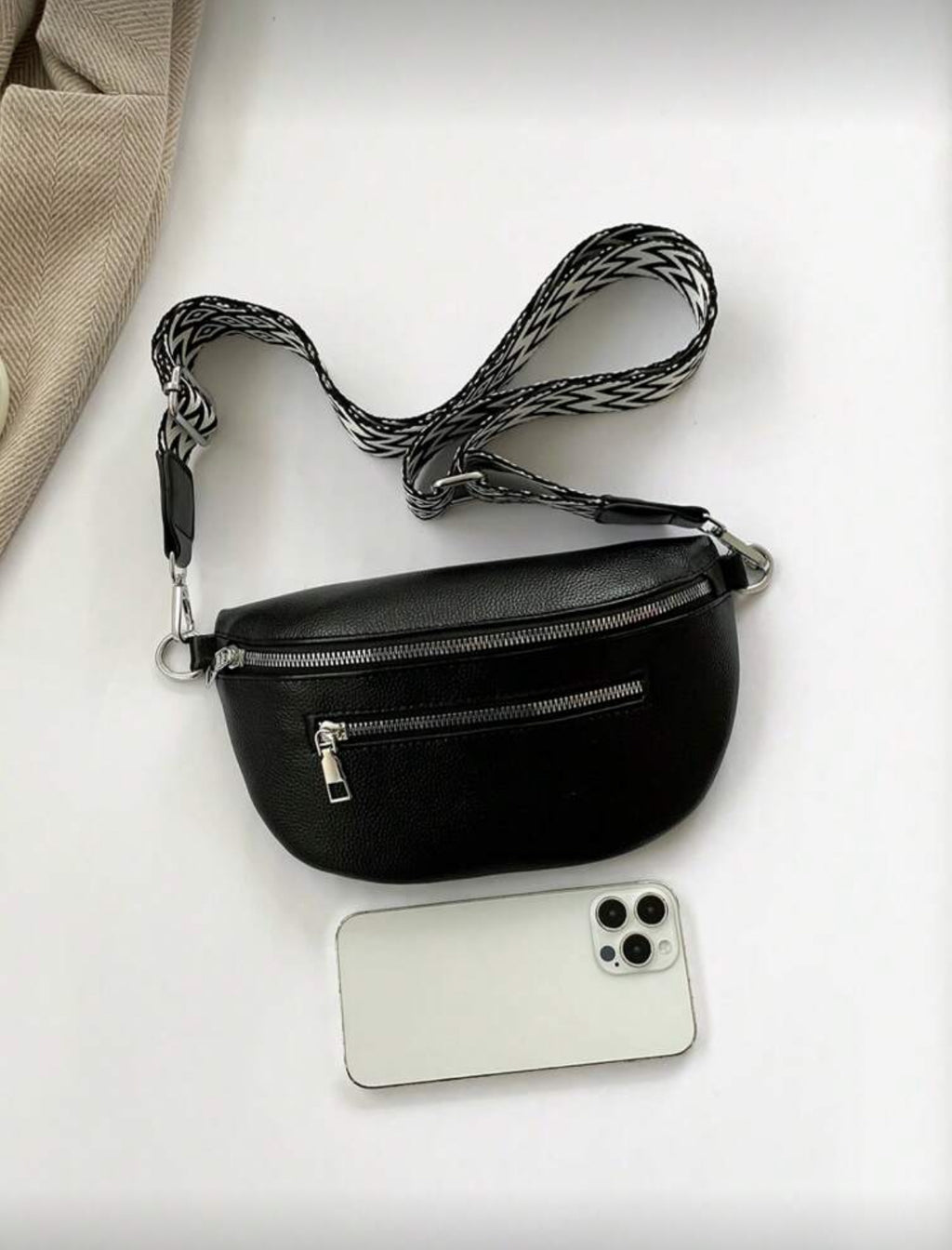 Litchi-Bag- #1-Seller-black-front