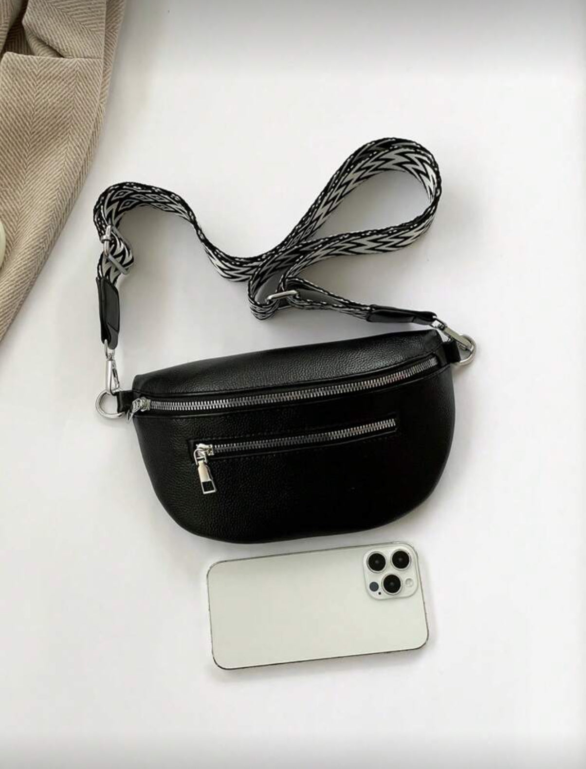 Litchi-Bag- #1-Seller-black-front
