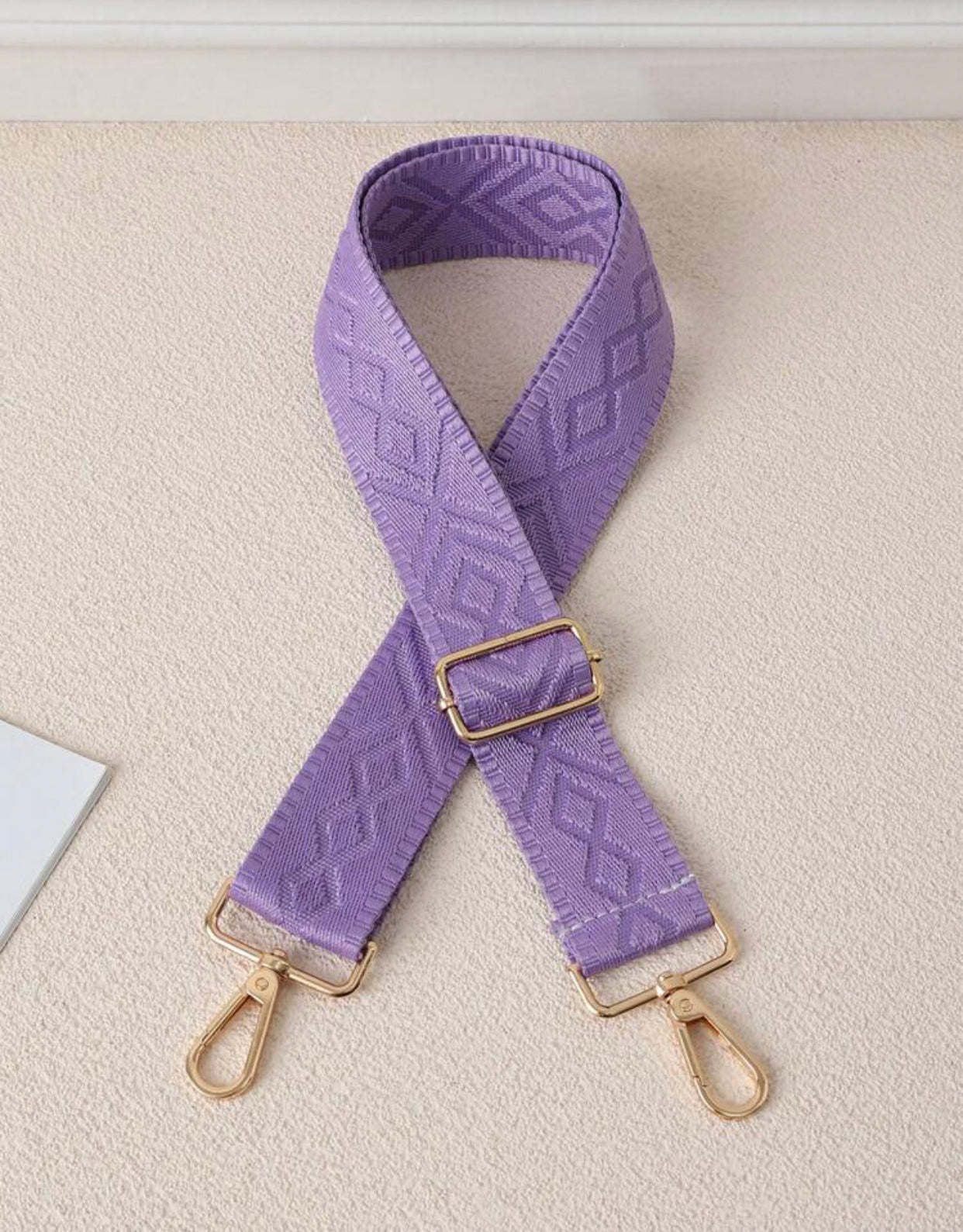 Purple-Adjustable-Replacement-Bag-Straps-Shoulder-or-Crossbody-front