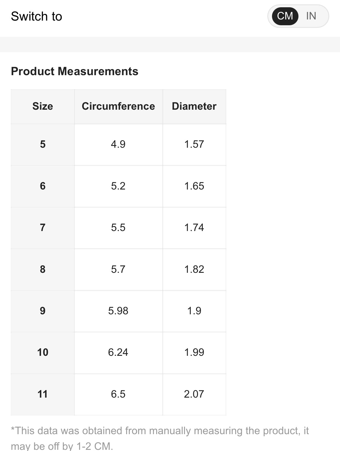 Rose-Gold-Leaf-Ring-Set-sizing-chart
