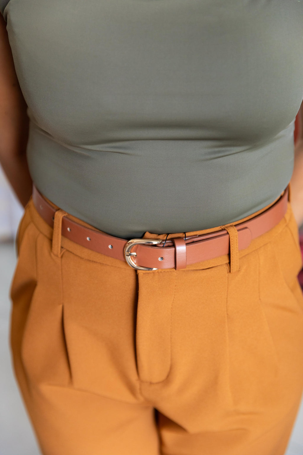 Sleek-Gold-Buckle-Belt-tan-front