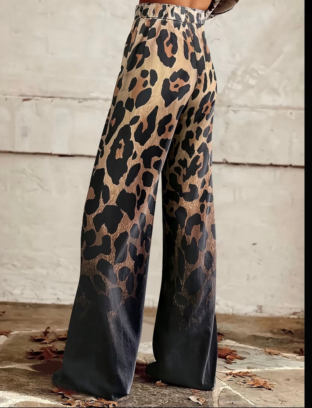 Colour-Gradient Leopard-Wide-Leg-Pants-side