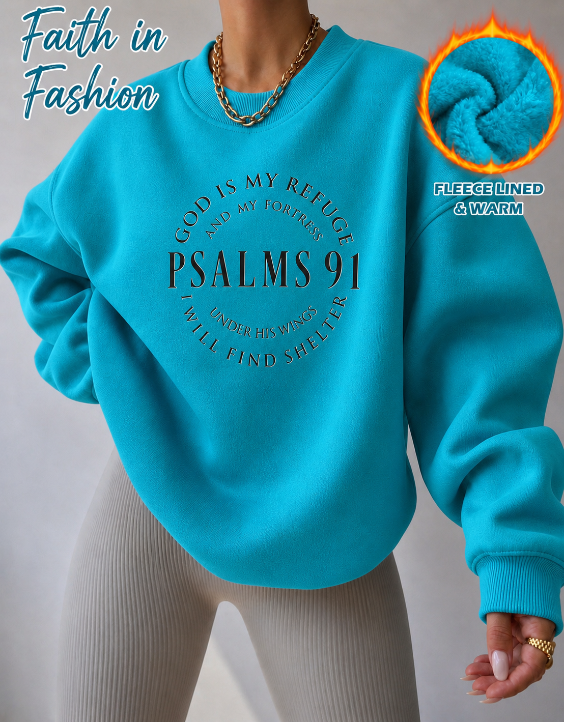 psalms-91-teal-pullover-front